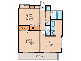 Ｔ－ＦＬＡＴ５８の物件間取画像